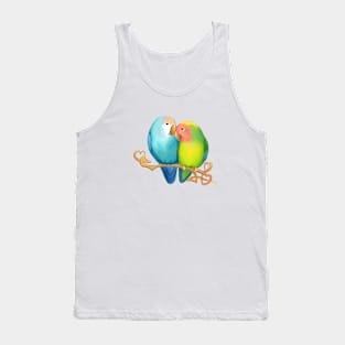 Pastel Lovebirds Tank Top